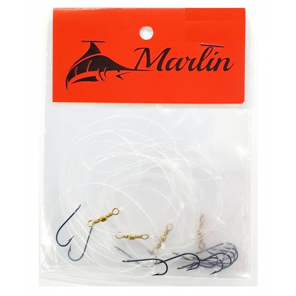 Marlin Αρματωσιές Με 3-Αγκίστρια Γόπας 4τεμ. Αρματωσιές Έτοιμες