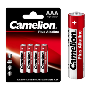 Camelion Αλκαλική Μπαταρία AAA LR03 (Blister 4 τεμαχίων)