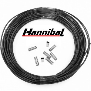 Hannibal Πετονιά Soft Black 1.7mm (10-Μέτρα)