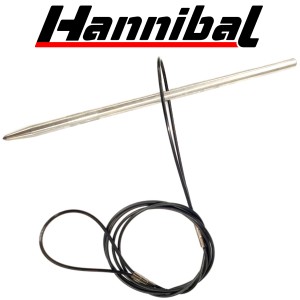 Hannibal Ψαροβελόνα Inox 17cm Με Πετονιά